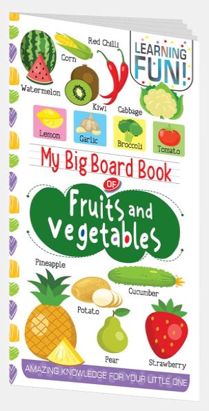 My Big Board Book of Fruits and Vegetables 